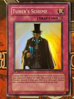 Yugioh Tuner's Scheme ABPF-EN077 Super Rare 1st Edition NM - Image 1