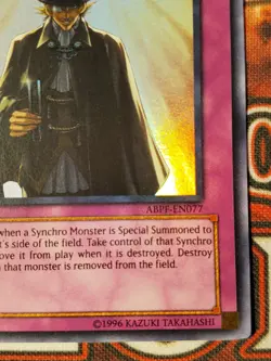 Yugioh Tuner's Scheme ABPF-EN077 Super Rare 1st Edition NM - Image 4