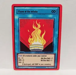 Ward Trading Card Game TCG 2nd Edition Gen 1 Flame of the Infinite 85/150 Epic - Image 1