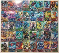 Lot of 40 Japanese Kamen Rider Battle: Ganbarizing Rare Card Set - Image 1