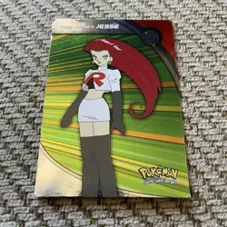 1st Edition HV2 Team Rocket: Jesse Holo Topps Pokemon Card - Image 8