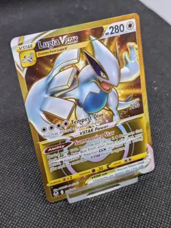 Lugia VSTAR 211/195 Silver Tempest Gold Secret Rare Pokemon Card MINT! * New * - Image 2
