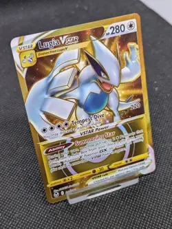 Lugia VSTAR 211/195 Silver Tempest Gold Secret Rare Pokemon Card MINT! * New * - Image 9