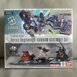 Gundam Card Game Start Deck Assemble Set Heroic Beginnings [ST01A] USA Seller - Image 1
