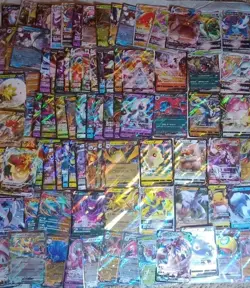 90 Card Lot Pokémon TCG Full Art,RR,RRR Vstar  EX V Etc. See Pics Fresh Pulls - Image 1
