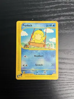 Pokémon TCG Aquapolis Psyduck Card 104/147 Regular E-Reader Version - Image 7
