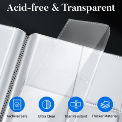 Card Binder 9 Pocket, Fabmaker 396 Pockets Trading Card Binder, Premium - Image 16