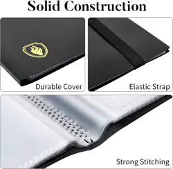 Card Binder 9 Pocket, Fabmaker 396 Pockets Trading Card Binder, Premium - Image 2