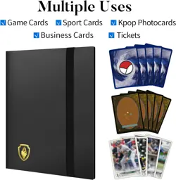 Card Binder 9 Pocket, Fabmaker 396 Pockets Trading Card Binder, Premium - Image 3