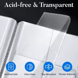 Card Binder 9 Pocket, Fabmaker 396 Pockets Trading Card Binder, Premium - Image 4