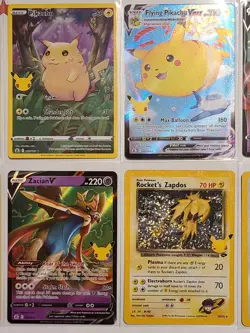 Pokemon Celebrations 13 Card Lot NM (Pikachu VMAX, Zacian, Cleffa, Greninja, et) - Image 3