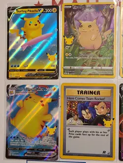 Pokemon Celebrations 13 Card Lot NM (Pikachu VMAX, Zacian, Cleffa, Greninja, et) - Image 9