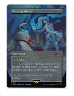 MTG - NM - Scrying Sheets (Rainbow Foil) - Secret Lair Drop 1606 - Image 1