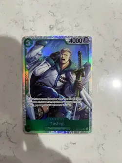 Tashigi SR OP10-032 BLOODLINE OF ROYALTY One Piece Card NM Condition - Image 2