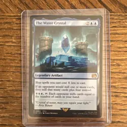 The Water Crystal NM/M Final Fantasy MTG Magic Blue Rare Artifact Card - Image 7