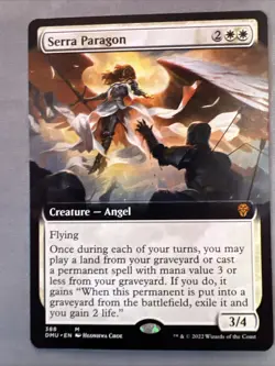 MTG Serra Paragon Extended Art 2022 card# 388 - Image 11