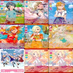 lovelive Love Live Series official card game rare holo lot 81 bulk cards bp940 - Image 7