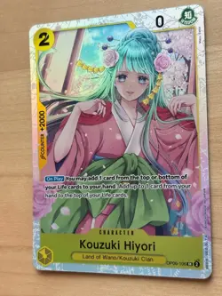 Kouzuki Hiyori [PRB01] OP06-106 SR Premium Booster -The Best NM One Piece Card - Image 3