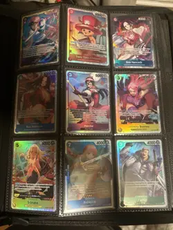 One piece Card Lot English Lot. Mainly SR & R. OP07, OP08, OP10, OP09 - Image 1