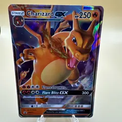 PokÃ©mon TCG Charizard GX SM211 Black Star Promo Holo Card Hidden Fates - Image 1