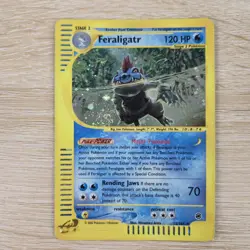 WHOLE SWIRLðŸ’«ðŸŒ€ MP Feraligatr 12/165 Holo Rare Expedition Nintendo PokÃ©mon Card - Image 3