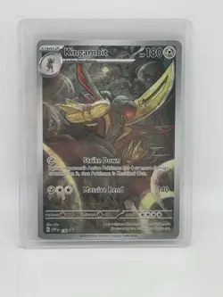 Kingambit SVP130 Scarlet & Violet Full Art Black Star Promo Holo Pokemon Card NM - Image 1