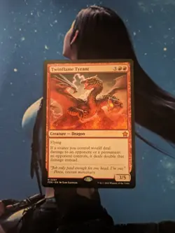 MTG Twinflame Tyrant - Foundations - Regular - Non-foil - NM - FDN 0097 - Image 1