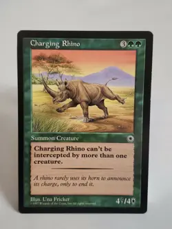 MTG Charging Rhino Portal Regular Rare Magic - Image 1
