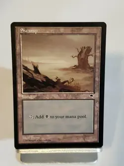 MTG Swamp (Tempest) Anthologies Regular Land Magic - Image 1