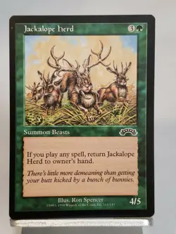 MTG Jackalope Herd Exodus 111/143 Regular Common Magic - Image 1