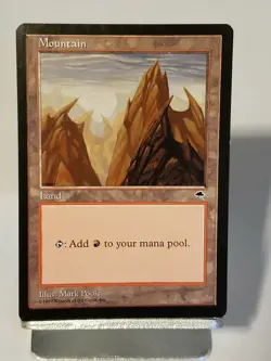 MTG Mountain Tempest Regular Land Magic - Image 1