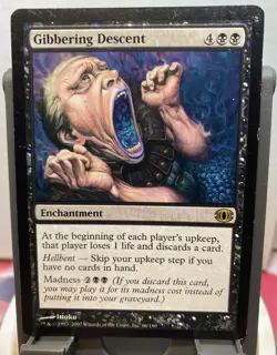 MTG Gibbering Descent Future Sight Modern Magic the Gathering Card MP - Image 1