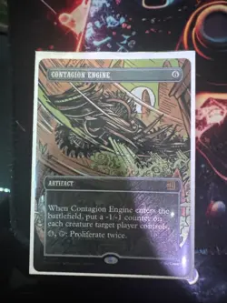 Contagion Engine (Textured Foil) Outlaws of Thunder Junction: Breaking News MTG - Image 1