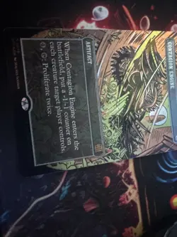 Contagion Engine (Textured Foil) Outlaws of Thunder Junction: Breaking News MTG - Image 3