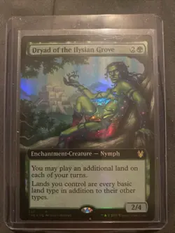 Dryad of the Ilysian Grove (Extended Art) Theros Beyond Death Foil MTG NM Magic  - Image 1
