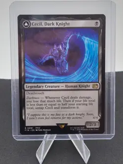 MTG NM Cecil, Dark Knight 0091 Rare Non-Foil FIN FINAL FANTASY  - Image 1