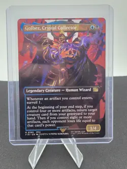 MTG Final Fantasy Golbez Crystal Collector R 0395 FFIV Borderless M/NM - Image 1