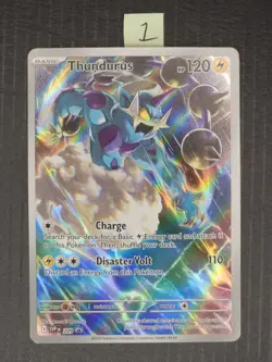 Thundurus SVP 209 Pokemon TCG: S&V: Black Bolt - Black Star Promo - Holo - Image 1