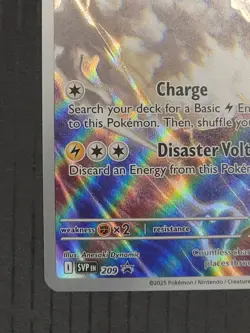 Thundurus SVP 209 Pokemon TCG: S&V: Black Bolt - Black Star Promo - Holo - Image 4