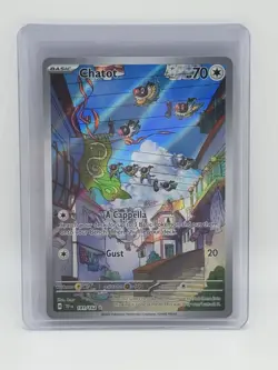 Chatot 181/162 â€“ Illustration Rare â€“ Temporal Forces SV05 â€“ NM Pokemon TCG - Image 1