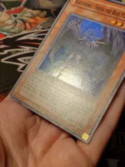 Yugioh Blackwing - Shura the Blue Flame RGBT-ENPP2 Super Rare Limited Edition LP - Image 2