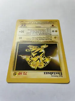 Electabuzz 20/102 LP-NM Non Holo Rare Unlimited Base Set WoTC 1999 Pokemon TCG - Image 9