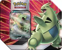 Pokemon Tyranitar V Strikers Tin - Factory Sealed 5 Packs (Tyranitar Tin) - Image 2