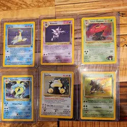 Pokemon TCG Vintage Rare Holo 6 Card Lot - Image 23