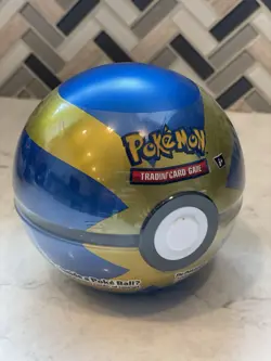 Pokemon TCG Quick Ball [A24] New Sealed Tin with 3 Booster Packs Coin - Image 6