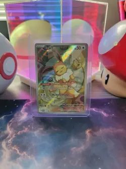 Eevee 173 Full Art ETB Promo Pokémon Prismatic Evolutions NM Condition - Image 1