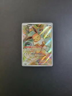 Eevee 173 Full Art ETB Promo Pokémon Prismatic Evolutions NM Condition - Image 2