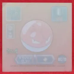 Voltorb Pokemon Seal Sticker Clear Lv.11 D108 Vintage Rare Nintendo Japanese F/S - Image 6