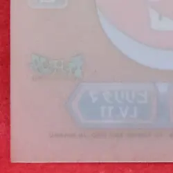 Voltorb Pokemon Seal Sticker Clear Lv.11 D108 Vintage Rare Nintendo Japanese F/S - Image 9