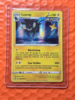 Luxray Holographic Rare 048/163 Pokémon TCG Battle Styles NM/M - Image 3